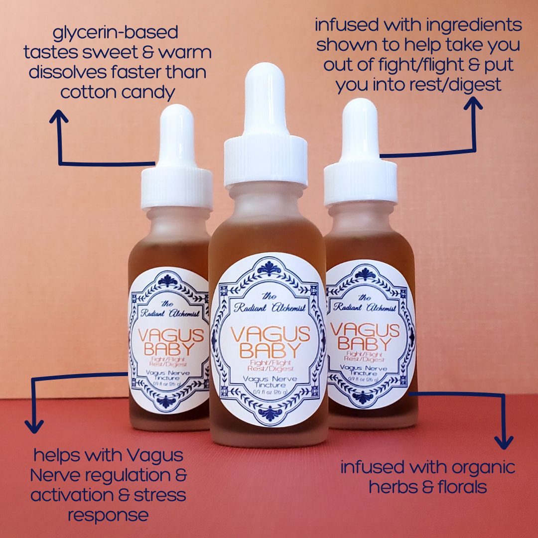 Vagus Baby - Fight & Flight / Rest & Digest Herbal Tincture – The ...