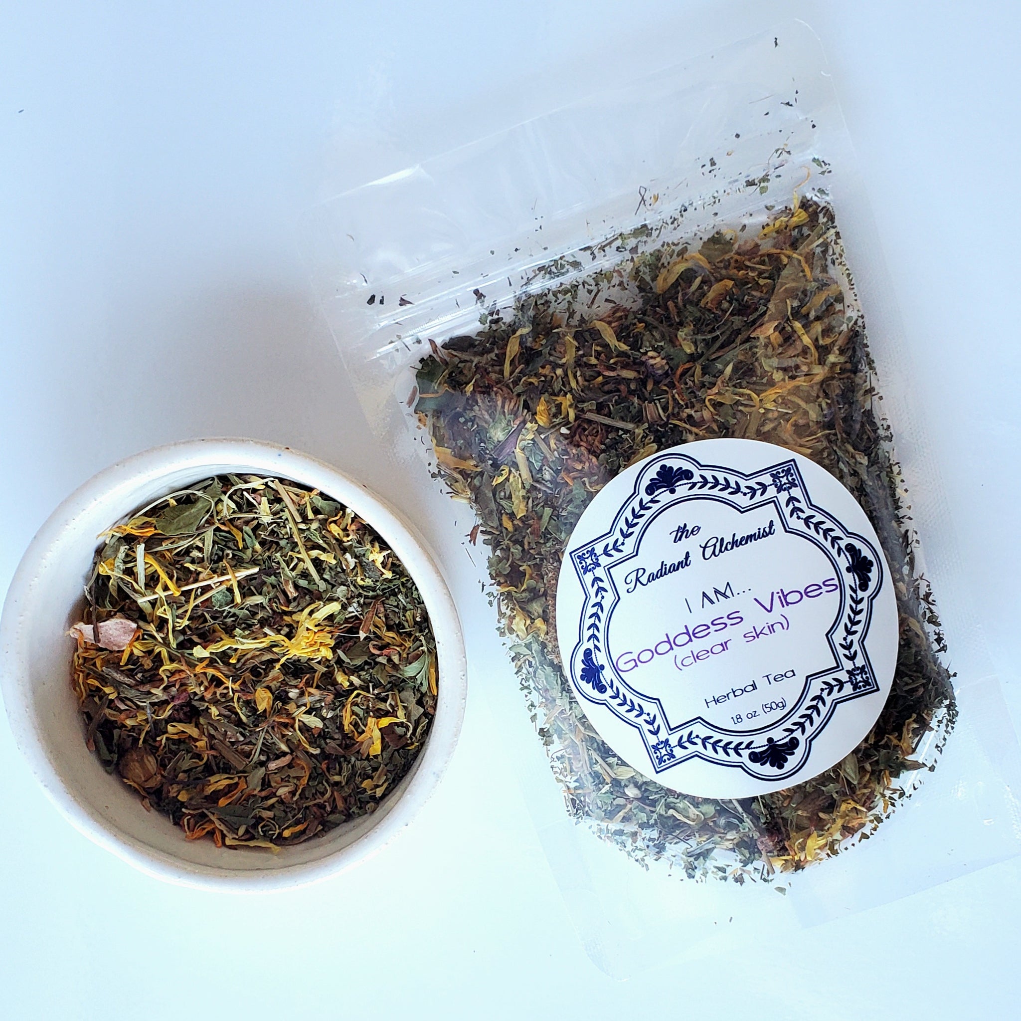 Goddess Vibes (clear skin) Herbal Tea